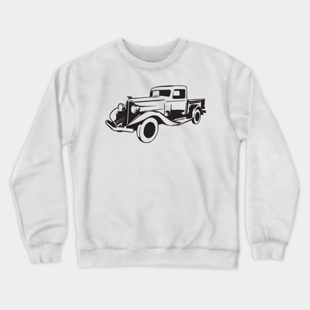 antique truck Crewneck Sweatshirt by baikteman